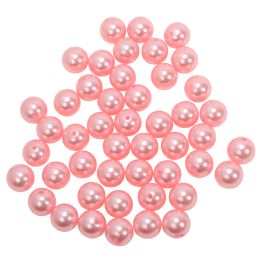 12 pieces 20mm Craft Pearl Beads With Hole 454g - Pink - Craft Beads