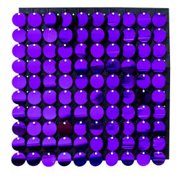 24 pieces Spangle Wall Décor - Purple - Wall Decor