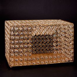 2 pieces Crystal Money Box 13?"- Gold - Coin Holders & Banks