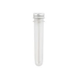 12 pieces Clear Plastic Tube With Aluminum Cap - 40ml 12pc Pack - Storage & Organization