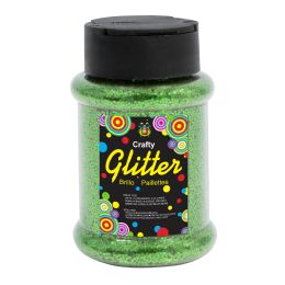 24 pieces Glitter Bottle 4oz - Lime Green - Craft Glue & Glitter