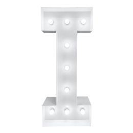 4ft Light Up Marquee Letters I - White