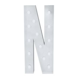 4ft Light Up Marquee Letters N - White
