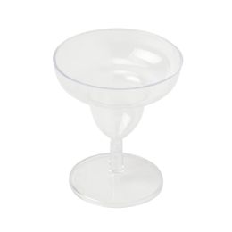 48 pieces Plastic Mini Margarita Glass 2oz 20pc/bag - Plastic Drinkware