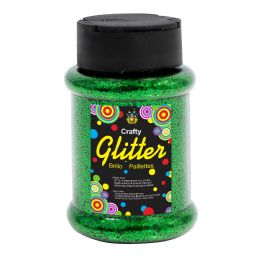 24 pieces Glitter Bottle 4oz - Green - Craft Glue & Glitter