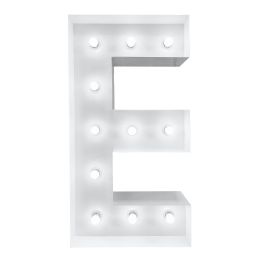 4ft Light Up Marquee Letters ?e? - White - Home Accessories