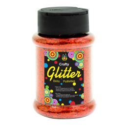 24 pieces Glitter Bottle 4oz - Orange - Craft Glue & Glitter