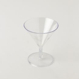 48 pieces Plastic Mini Martini Glass 2oz 12pc/bag - Plastic Drinkware