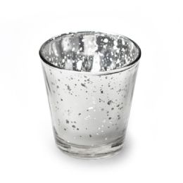 8 pieces Decorative Mercury, Metallic Glass Votive 12pc - Party Novelties