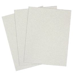5 pieces Eva Foam Glitter Large Sheet 10pk White - Foam & Felt