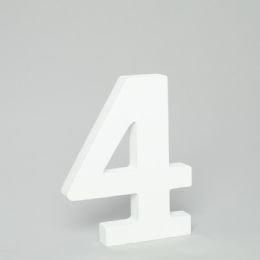 24 pieces Wood Number 4 - Home Accessories