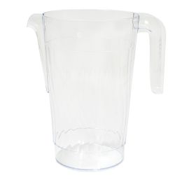 24 pieces Plastic Water Pitcher 50oz - Clear - Plastic Drinkware