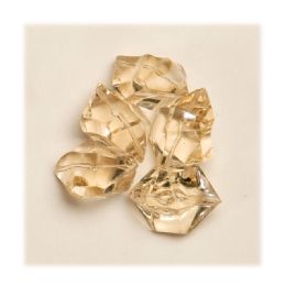 24 Pieces Acrylic Crystal Ice Decor - Champagne - Displays & Fixtures