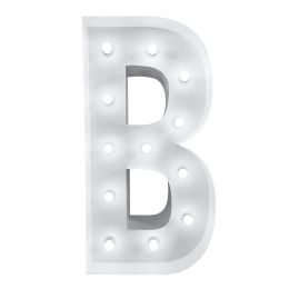 4ft Light Up Marquee Letters B - White