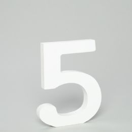 24 pieces Wood Number 5 - Home Accessories