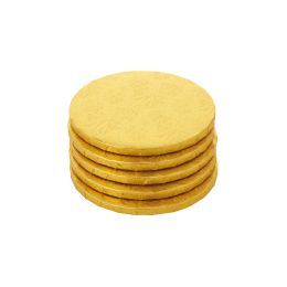 10 pieces Foil Covered Cake Drum 8 inches 5pc - Gold - Baking Supplies