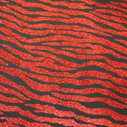 5 pieces Eva Adhesive Foam Glitter Large Sheet 10pk Zebra Red - Foam & Felt