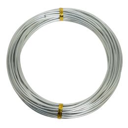 40 pieces 2.0mm (12 Gauge) Aluminum Wire 10 Yds/roll - Silver - Wires