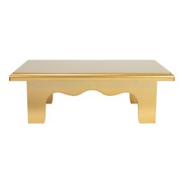 12 pieces Plastic Treat Stand Riser - Gold - Party Center Pieces