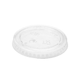25 pieces Plastic Condiment Cup Lid 2 inch For 2oz 100pc/bag - Clear - Disposable Cups