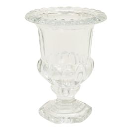 12 pieces Clear Antique Glass Vase 6 inch - Party Center Pieces