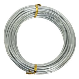 20 pieces 3.0mm (9 Gauge) Aluminum Wire 10 Yds/roll - Silver - Wires