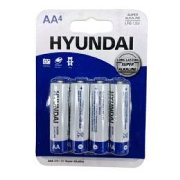 24 pieces Hyundai 4 Pack Aa Alkaline Batteries - Batteries
