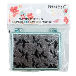 60 Wholesale Assorted Princessa Double Sided Compact Cosmetics Mirror Collection 4