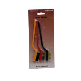 36 Packs 20 Hole 3pk Wire Brush - Brushes