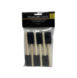 48 Packs Foam Brush 6pc - Paint, Brushes & Finger Paint