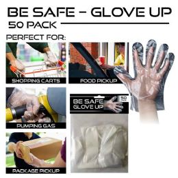 288 Packs Disposable Plastic Gloves 50 Pcs Per Pack - Kitchen Gloves