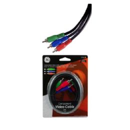 12 pieces Ge 6ft Component Video Cable - Wires and Cables