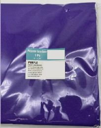 24 Pieces Purple Polyester Table Cover 102in - Table Cloth