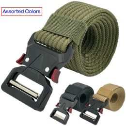 24 of Tactical Battle Belts With Quick Release Metal Buckles - Adjustable And Assorted