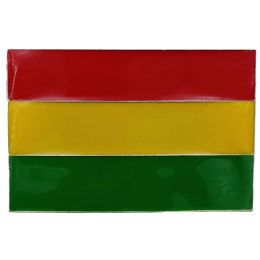 12 pieces Ethiopia Rasta Flag Belt Buckle - Belt Buckles