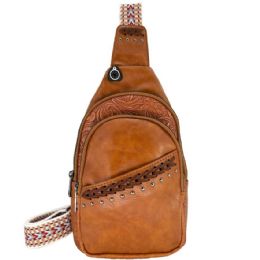 12 pieces Western Crossbody And Shoulder Bag With Vintage Floral Design For Men And Women - Shoulder Bags & Messenger Bags