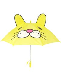 24 Pieces Cheerful Yellow Cat Kid Umbrella - Umbrellas & Rain Gear