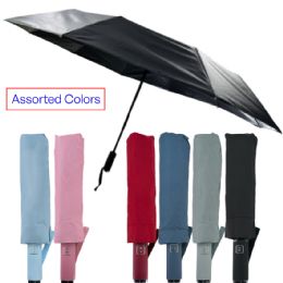 24 Pieces Portable Small Umbrellas With Assorted Colors - Uv Protected | 180t - Umbrellas & Rain Gear