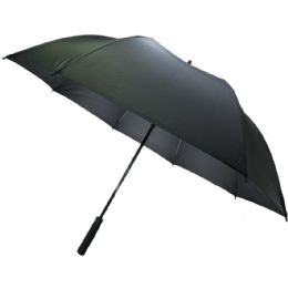24 Pieces Authentic Black Rain And Sunshade Umbrellas With Eva Handle - Umbrellas & Rain Gear