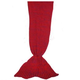 12 pieces Red Mermaid Blanket - Micro Plush Blankets