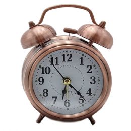 12 Pieces Vintage Nickel Color Table Alarm Clock - Home Accessories