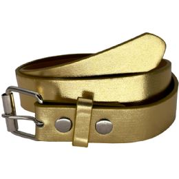 24 Pieces Golden Color Belts For Kids - Kid Belts