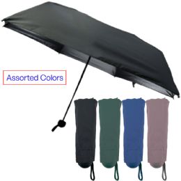 24 Pieces Portable Mini Umbrellas With Assorted Colors - Uv Protected | 180t - Umbrellas & Rain Gear