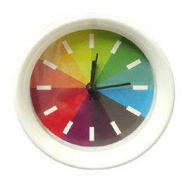 12 Pieces Rainbow Wall Clock For Multipurpose - Home Accessories
