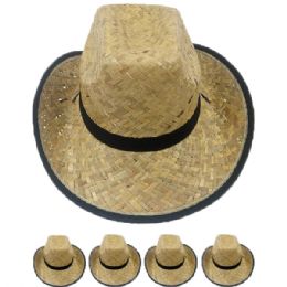 24 of Woven Straw Lightweight Man Cowboy Hat