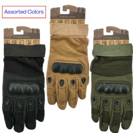 24 Pieces Motorcycle Tactical Gloves With Hard Knuckle For Men And Women - Working Gloves