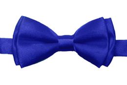 24 of Shining Royal Blue Kid Bow Tie
