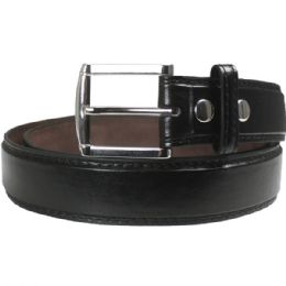 24 of Small Plain Black Men Belts