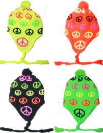 24 of Peacemaker Neon Winter Chullo Hat