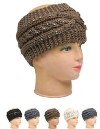24 of Crochet Cable Knitted Woolen Winter Headbands For Women